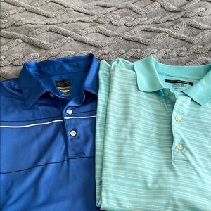 Greg Norman Collection Blue Polo Shirt 2